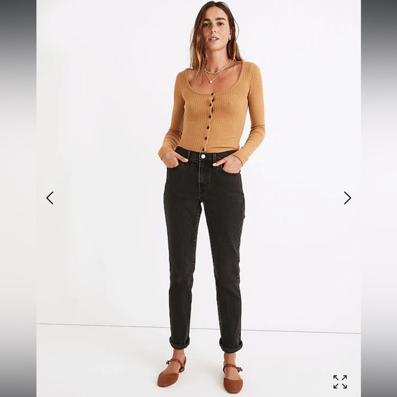 Madewell The Slim Boyjean In Lunar Wash - Picture 1 of 7
